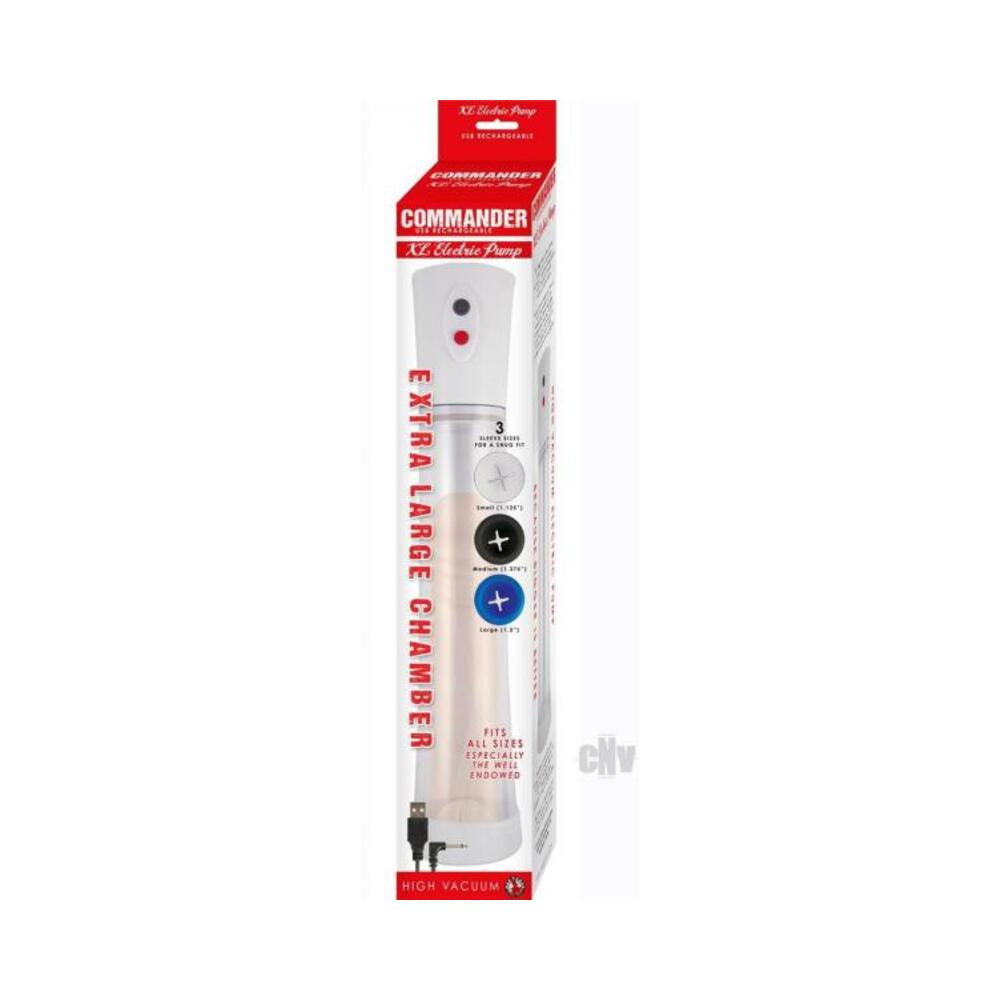 Commander Extra Large Electric Pump White