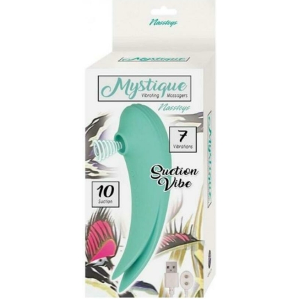 Mystique Vibe Massager Suction Aqua