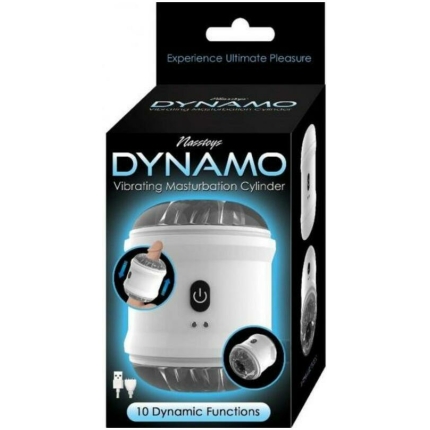 Dynamo Vibrating Masturbator Cup White