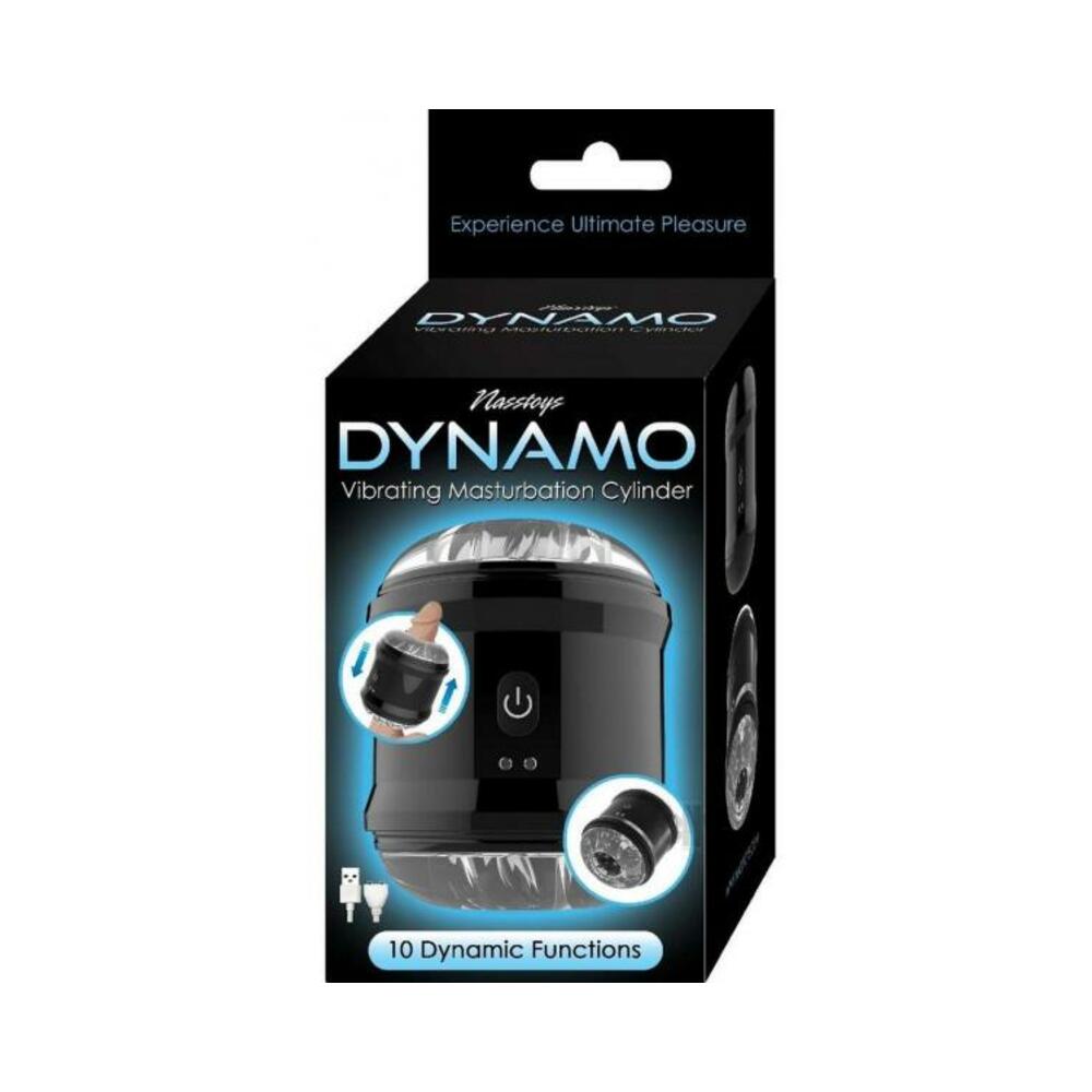 782631310627_1 Dynamo Vibrating Masturbator Cup-black - Image 1