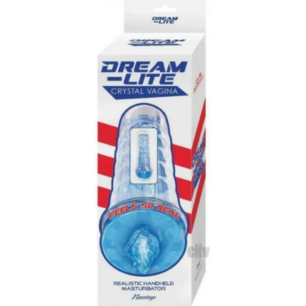 Dream-lite Crystal Vagina Masturbator Blue