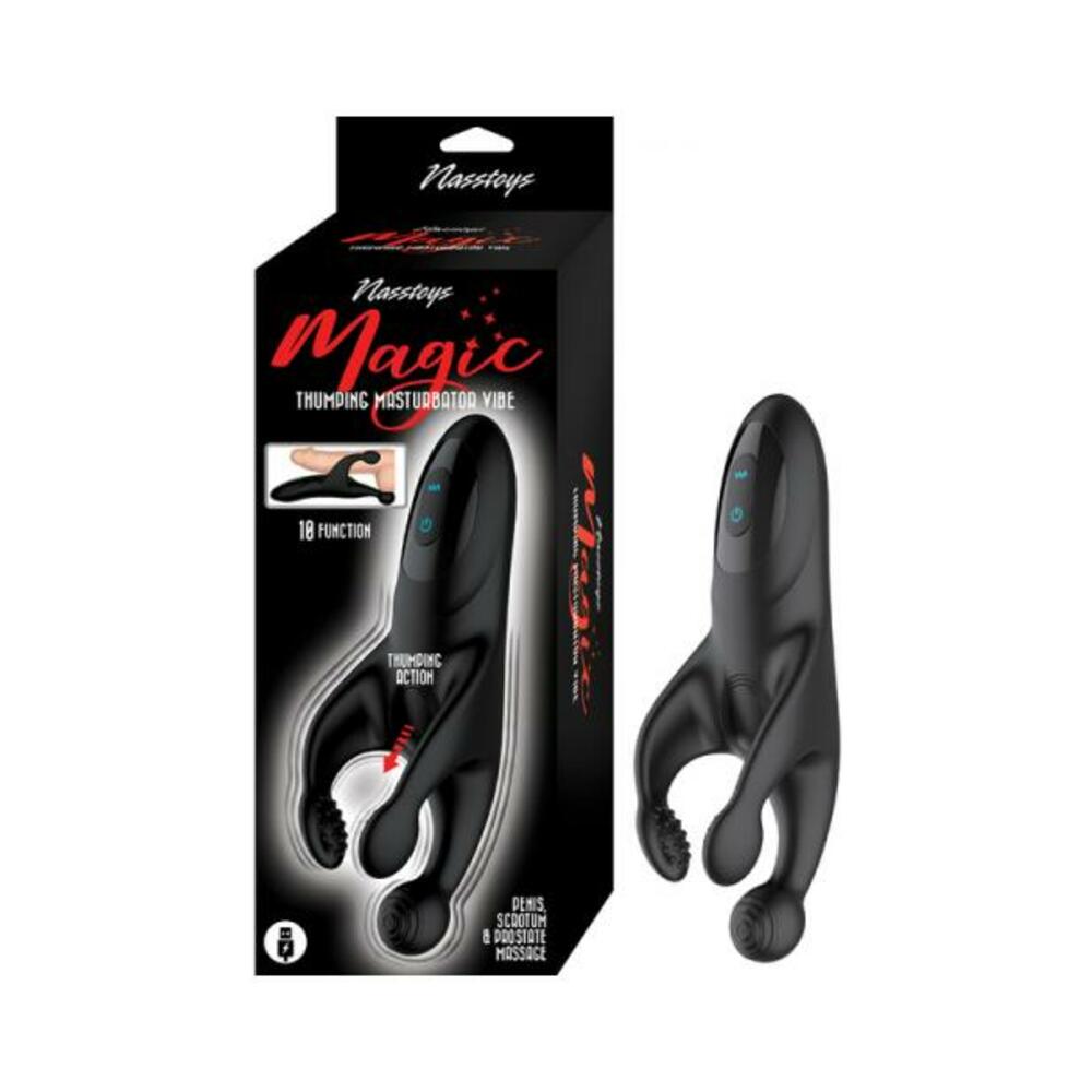 782631316605_1 Magic Thumping Masturbator Black - Image 1