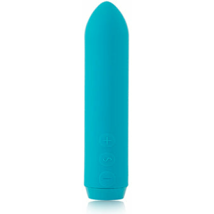 Je Joue Classic Bullet Vibrator Rechargeable Silicone with Finger Sleeve Teal