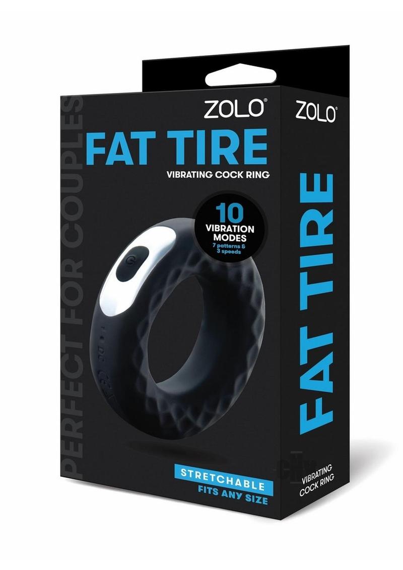 80707_1 Zolo Fat Tire Vibe Cock Ring - Image 1