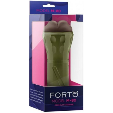 Forto Model M-80 Hard-side Mouth Masturbator - Dark