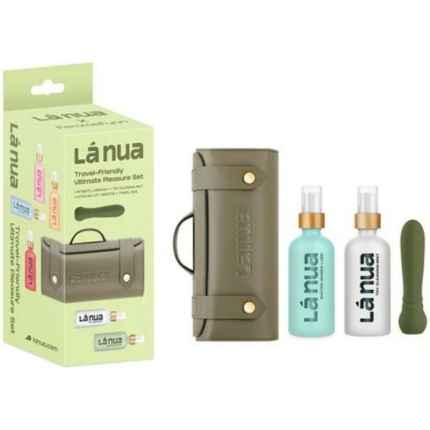 La Nua Gift Bag 1 Ultra Bullet + 100ml Mist Toy Cleaner + 100ml Unflavored Water-based Lube