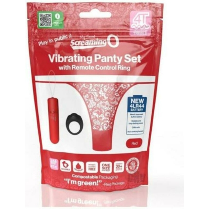 My Secret Screaming O 4t Panty Vibe Red