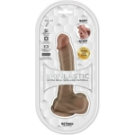 Skinsations Skinlastic Sliding Skin Dildo With Suction Base 7 In.