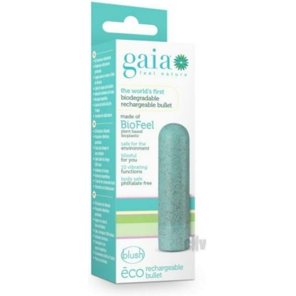 Gaia  Eco Rechargeable Bullet - Aqua