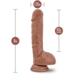 Au Naturel Big Billy Dildo 9 In. Mocha - Image 3