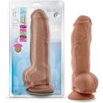 Au Naturel Big Boy Dildo 10 In. Mocha