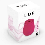 Loe The Rose Premium Suction Stimulator Neon Pink