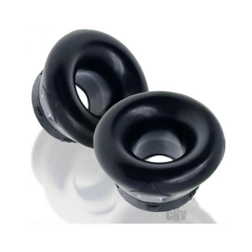 Oxballs Clone Duo 2-pack Ballstretcher Silicone Black / Black