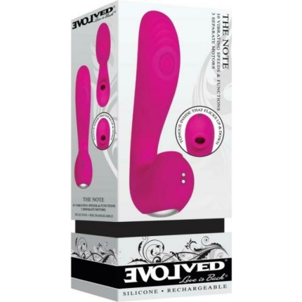 Evolved The Note Dual Stimulator - Magenta