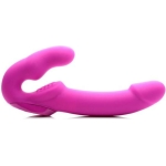 Evoke Super Charged Vibrating Strapless Strap On Pink