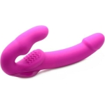 Evoke Super Charged Vibrating Strapless Strap On Pink - Image 2