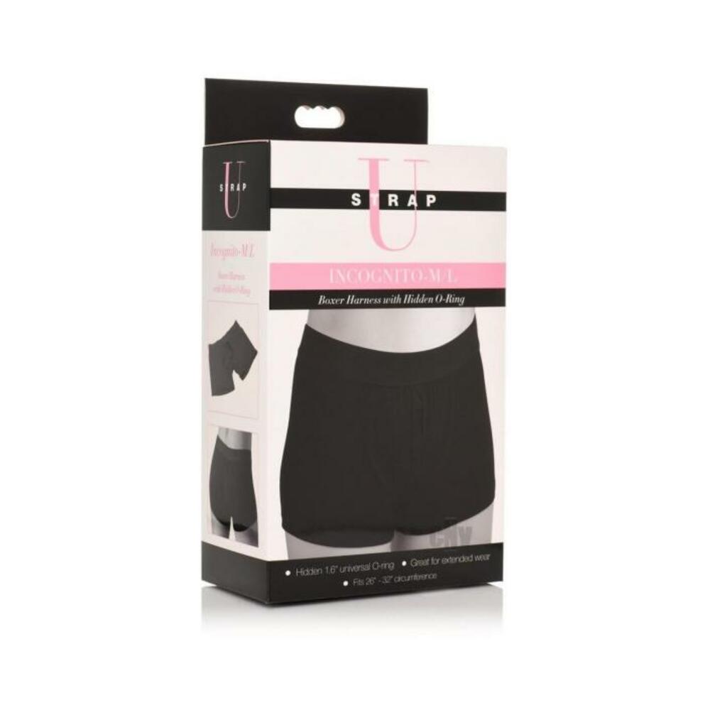Strap U Incognito Boxer Harness M/l Blk