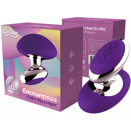 Curious Enchantress External Palm Massager Purple