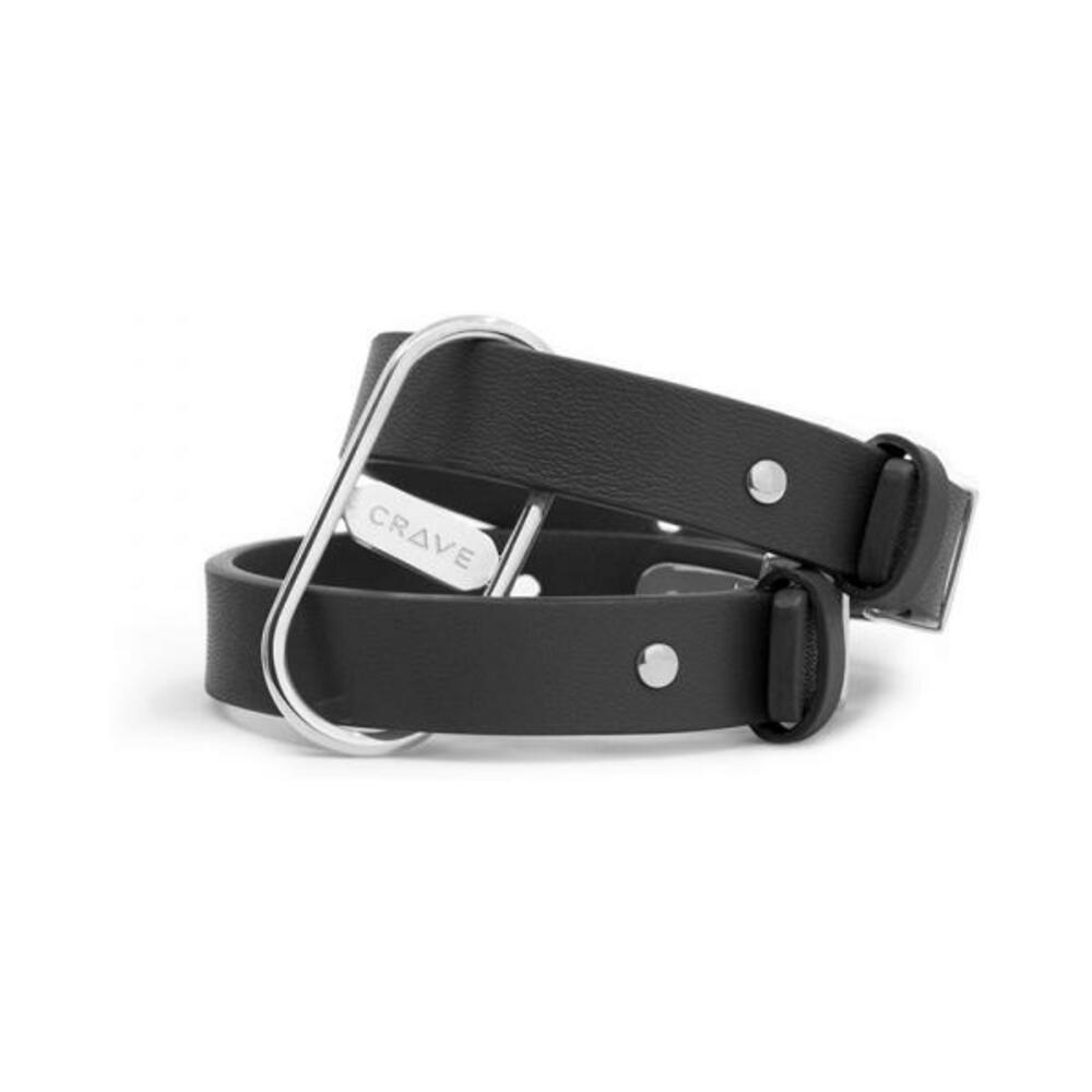 857443003521_1 Crave Icon Cuffs Black/silver - Image 1