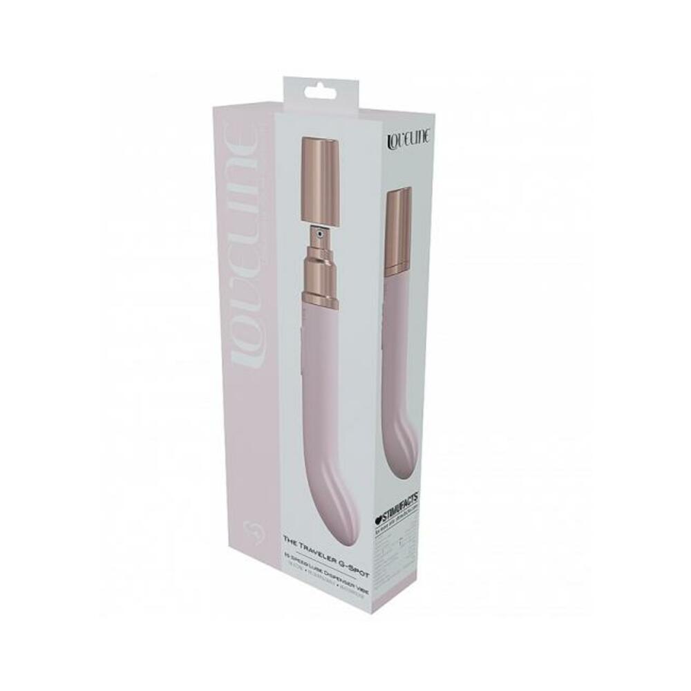 Loveline Traveler G-spot Silicone Rechargeable Splashproof Pink
