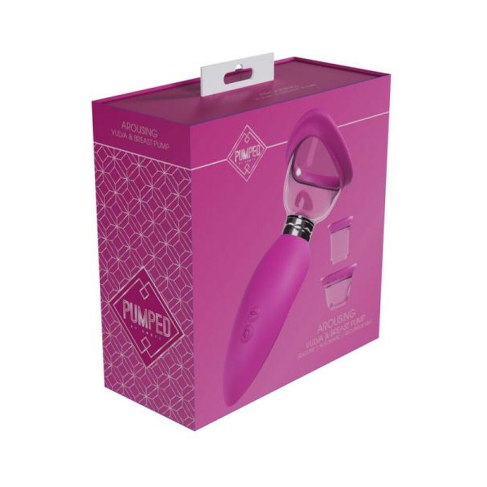 Pumped Arousing Automatic Rechargeable Vulva & Breast Pump Pink