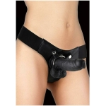 Ouch Realistic 8 inches Strap On Black O/S - Image 2