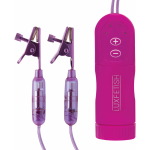 Lux Fetish Remote Control Vibrating Nipple Clips