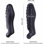 MAN WAN Ryzer Penis Extender and Soft Masturbating Sleeve Black - Image 3