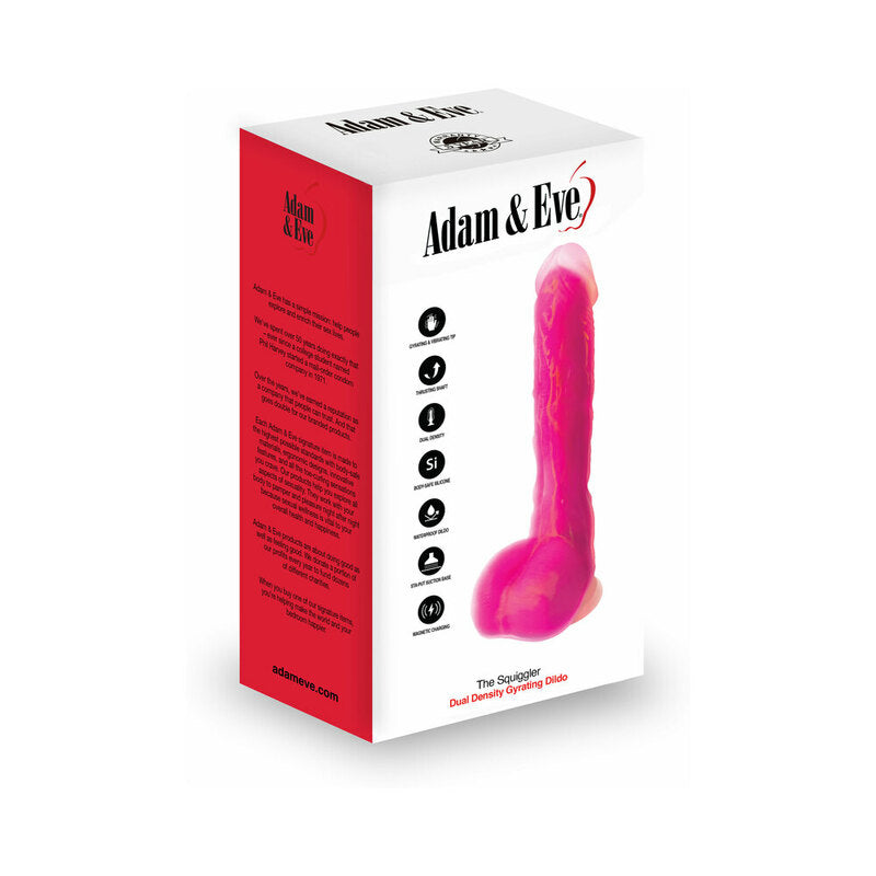 Adam & Eve The Squiggler Dual Density Gyrating Dildo