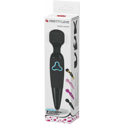 Pretty Love Body Wand With Led Light - Black