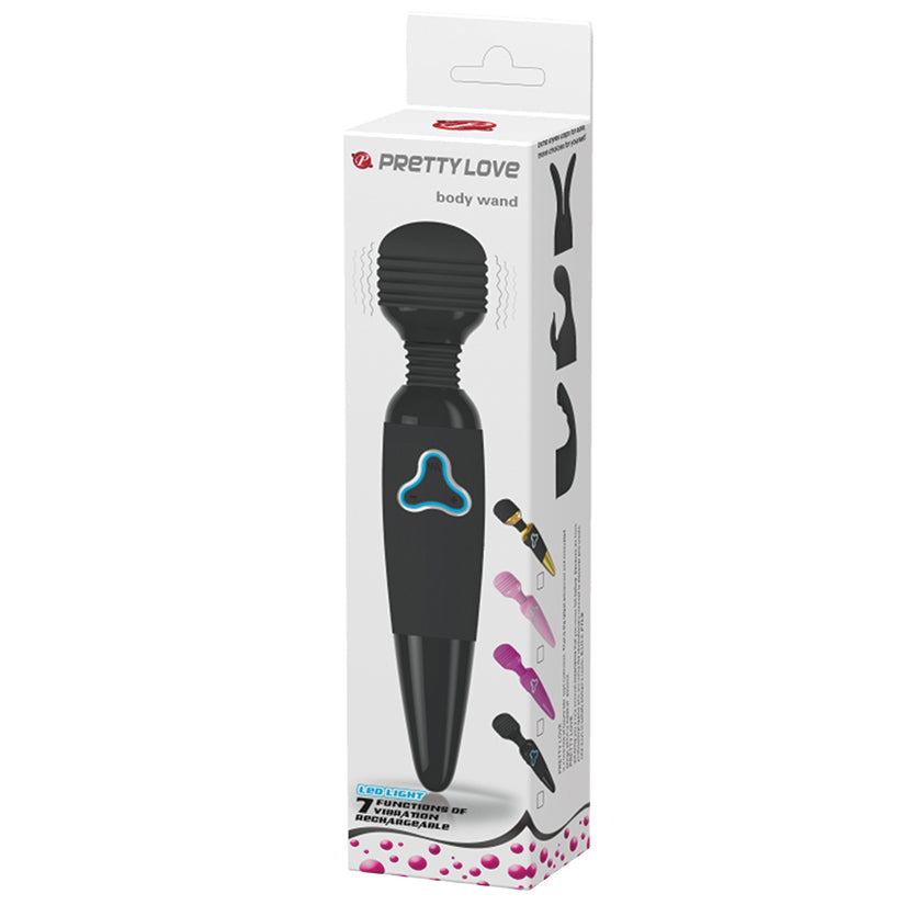 BW055010-1 Pretty Love Body Wand With Led Light - Black - Image 1