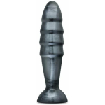 Jet Destructor Carbon Metallic Black Butt Plug