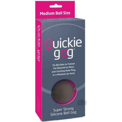 Quickie Ball Gag Medium Black
