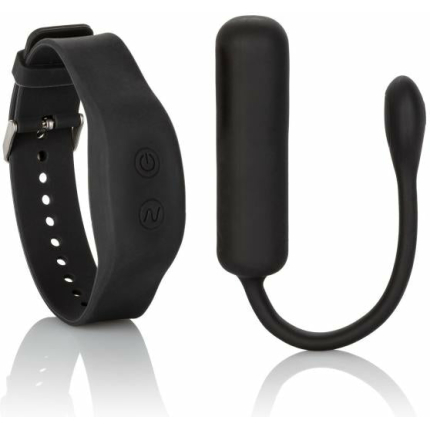 Wristband Remote Petite Bullet Vibrator Black