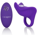 Silicone Remote Rechargeable Orgasm Ring Purple
