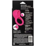 Teasing Tongue Enhancer Pink Vibrating Cock Ring - Image 3