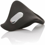 Silicone Rechargeable Remote Pleasurizer Ring Black - Image 2