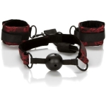 Scandal Breathable Ball Gag with Cuffs