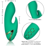California Dreaming Sierra Sensation Green Rabbit Vibrator - Image 2