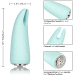 Pave Diana Travel Size Clitoral Vibrator Green - Image 2