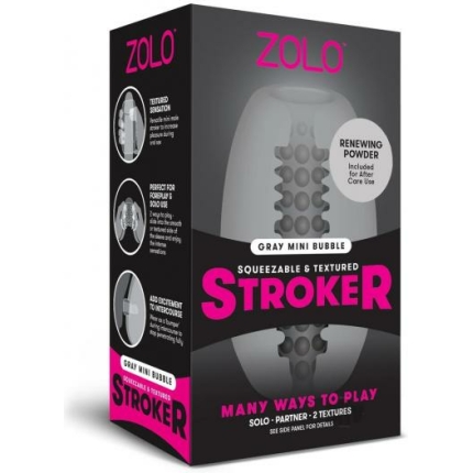 Zolo Mini Stroker Dome Grey