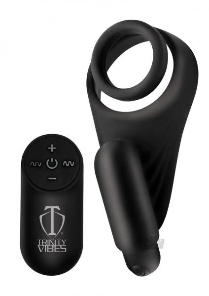 7x Silicone C-ring With Vibrating Taint Stimulator