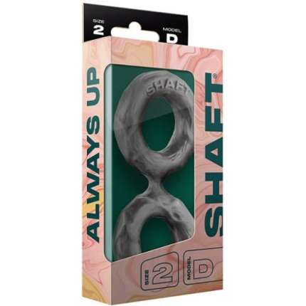 Shaft Double C-ring  - Medium Gray