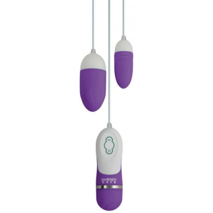 Gigaluv Dual Vibra Bullets - 10 Functions Purple