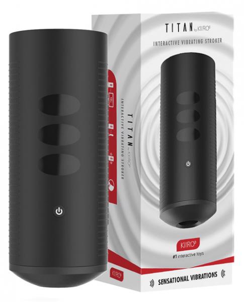 CNVELD-KR110015bf29d5229939 Kiiroo Titan Interactive Vibrating Stroker - Black - Image 1