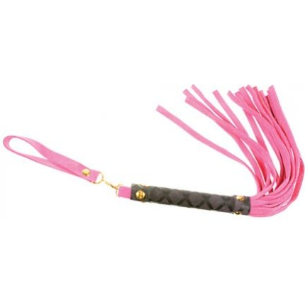 Plesur Mini Leather Flogger - Pink
