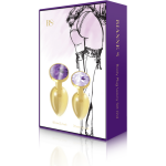 Rianne S Booty Plug Set 2X Metal Gold - Image 2