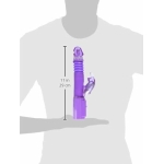 Deep Stroker Rabbit Vibe With Clit Stimulator - Purple - Image 2