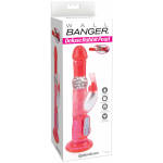 Rabbit Pearl Waterproof Deluxe Rotating Wall Bangers Pink - Image 3