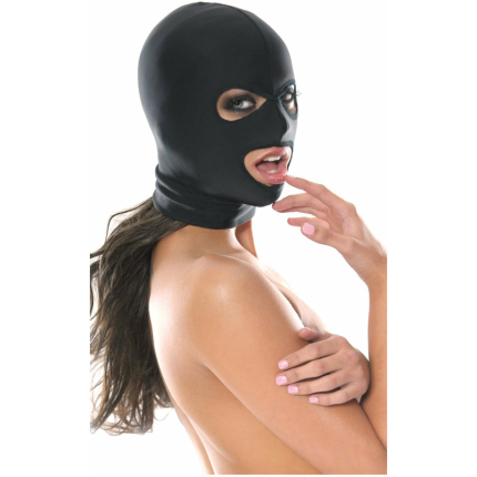 Fetish Fantasy Spandex 3 Hole Hood